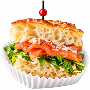 Mini focaccia lõhega 1tk(40 g)